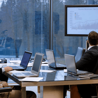 people in a meeting