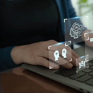 person using computer