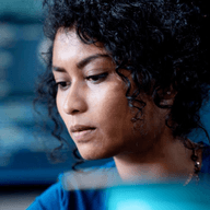 woman working