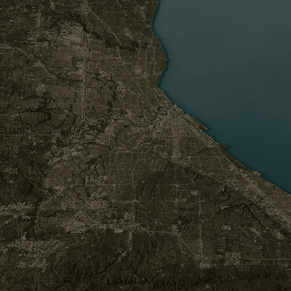 cleveland 3d landscape view