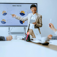 Business market share presentation