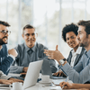 business team talking on a meeting