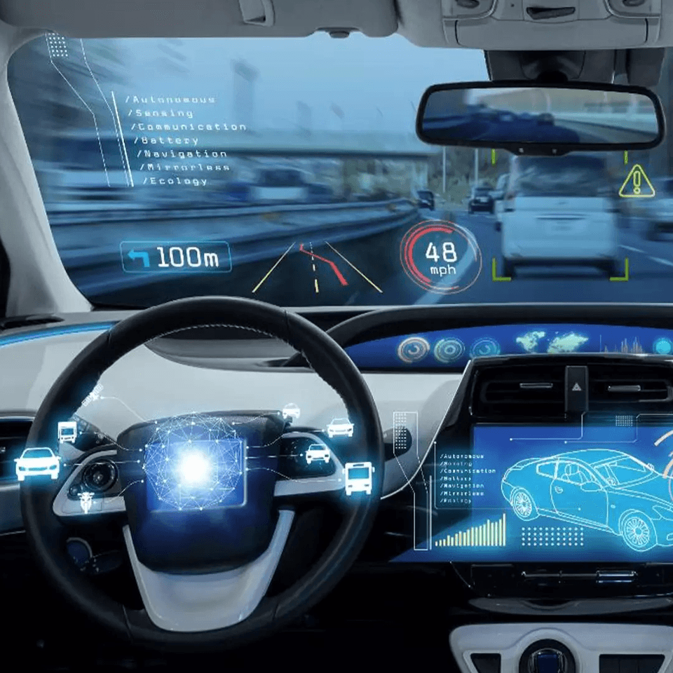 A self driving car