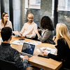people in a meeting