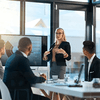 people in a meeting