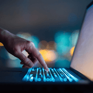 person using a computer