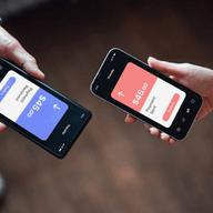 two mobile phones