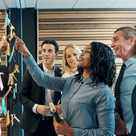 people brainstorming
