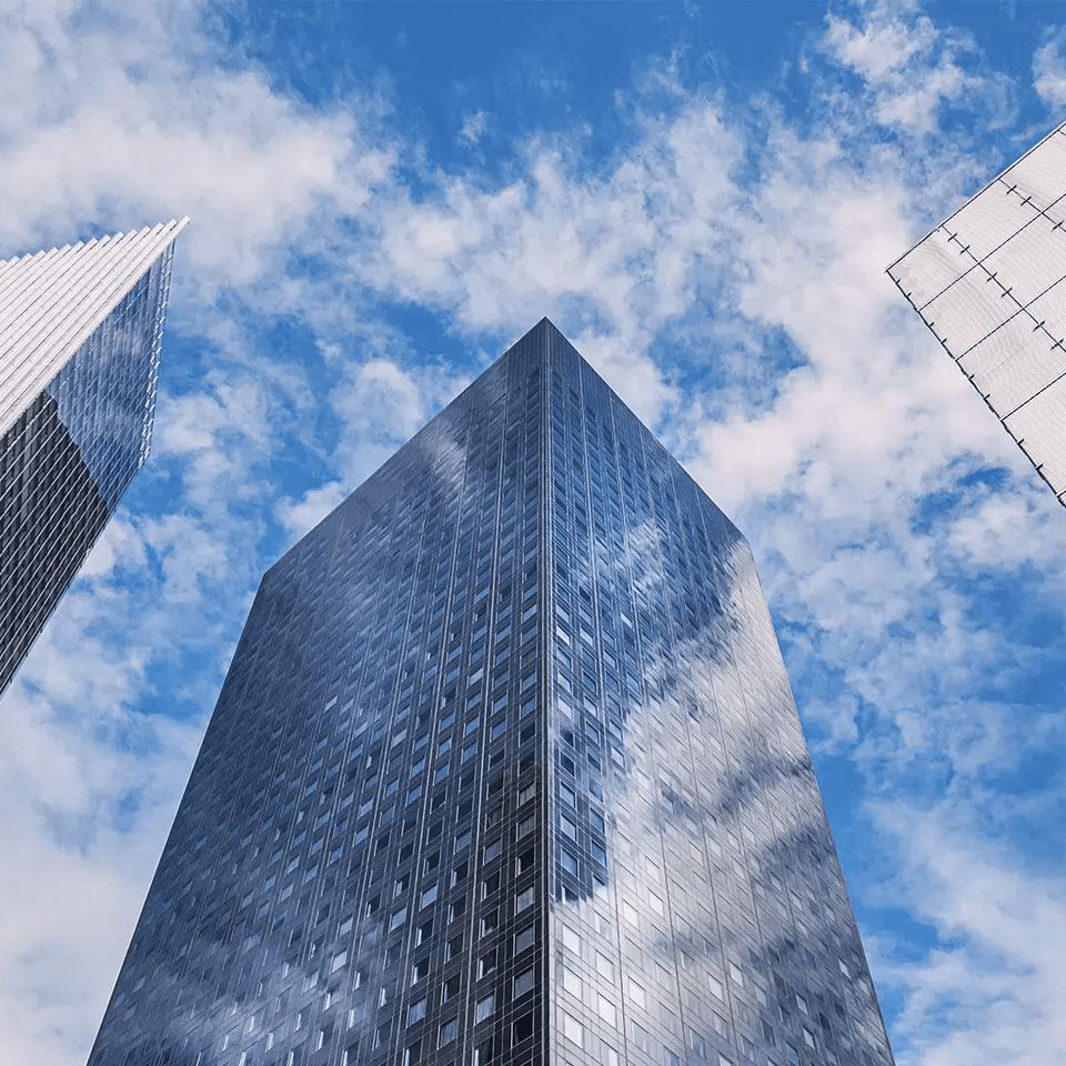 Buildings in Paris's financial district