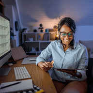 young smiling businesswoman