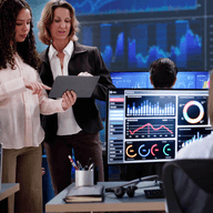 data science team working together