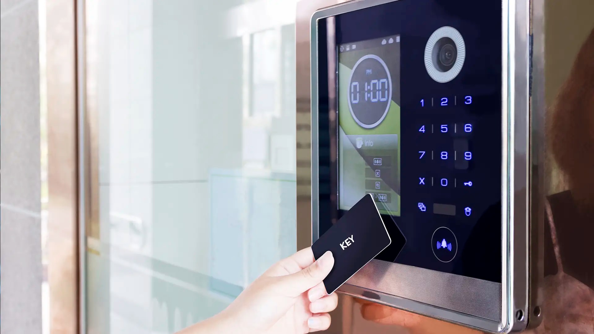 electronic-door-lock-with-smart-key-banner-light