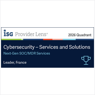 ISG Badge Next Gen SOC MDR Services